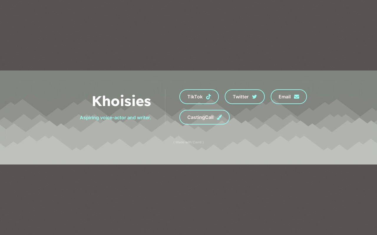 Carrd profile picture for @khoi